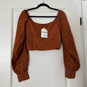 Women's Orange Fate Top